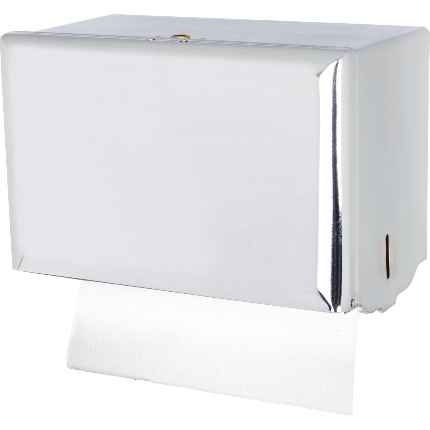 San Jamar T1800XC 500 Singlefold Chrome Plastic Towel Dispenser