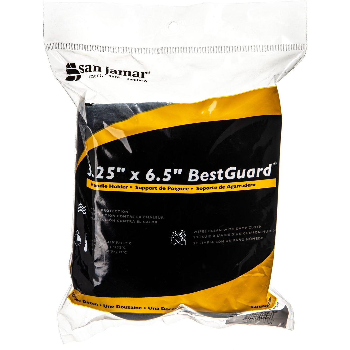 San Jamar 804BG Poly/Cotton Blend Pan Grabber w/ Barrier