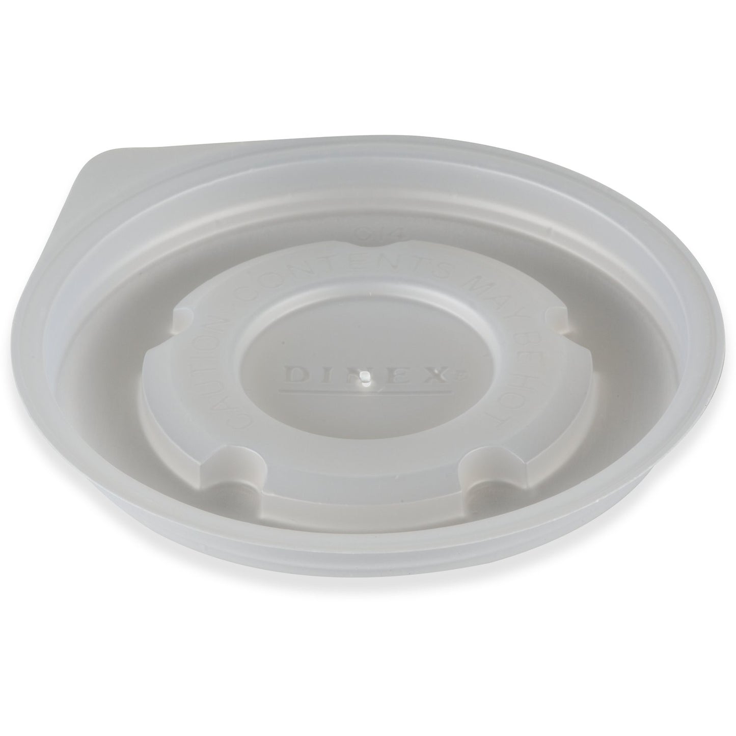 Dinex DX40008714 Translucent Heritage Mug & Bowl Lid (2000/cs)
