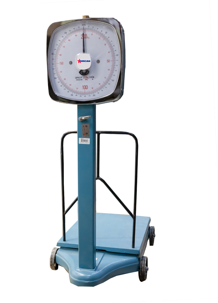 Omcan 10842 200 kg/ 440 lbs Platform Scale