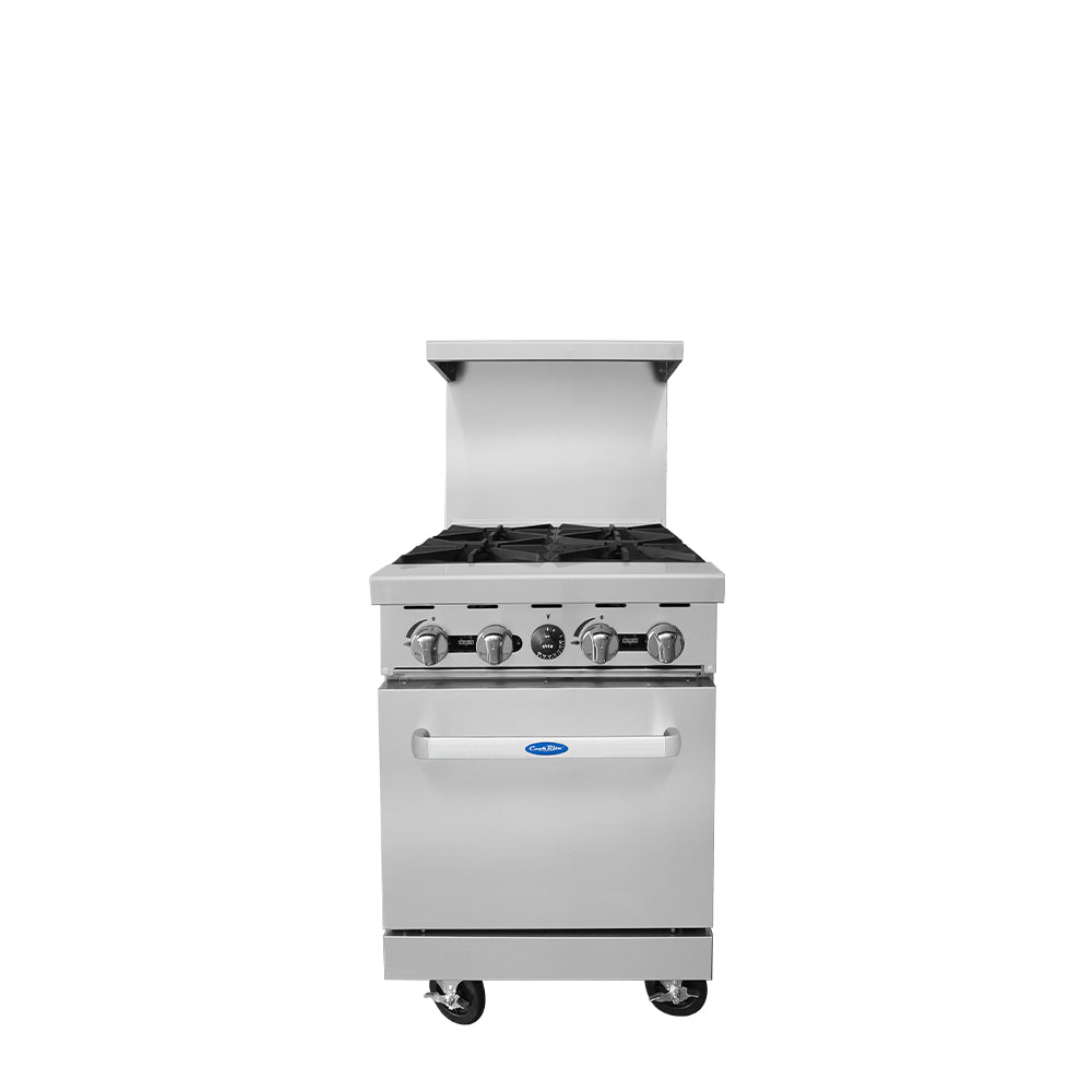 Atosa AGR-4B-LP 24" Liquid Propane Gas Four Burner Gas Range