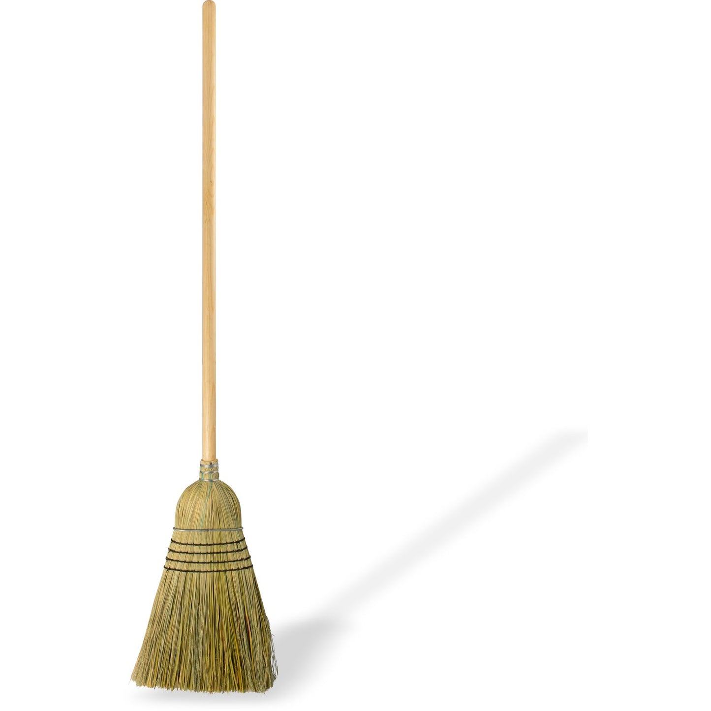 Carlisle 4135467 56" Natural Blended Corn 5-Stitch Warehouse (#30) Broom