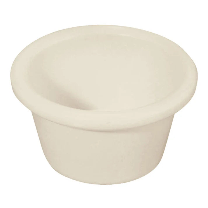 Winco RP-3B 3 oz. Bone Plain Ramekins