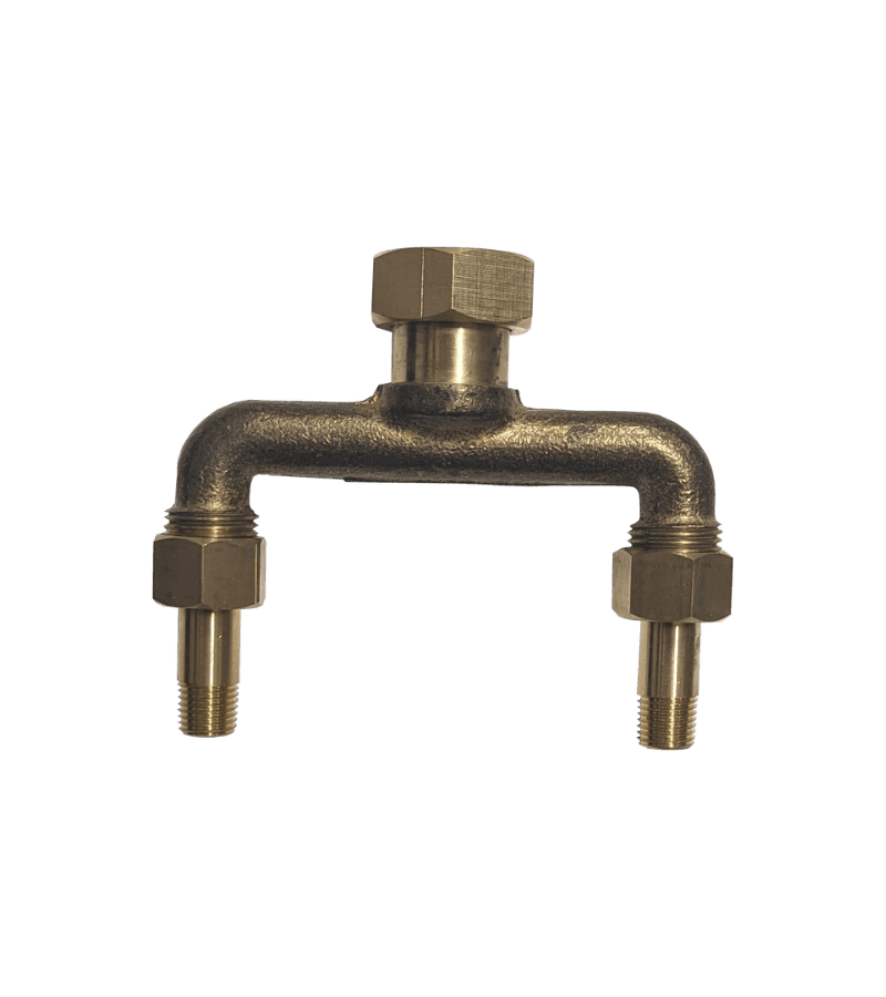 Thorinox 9803 8" Brass Deck Mount Inlet Faucet