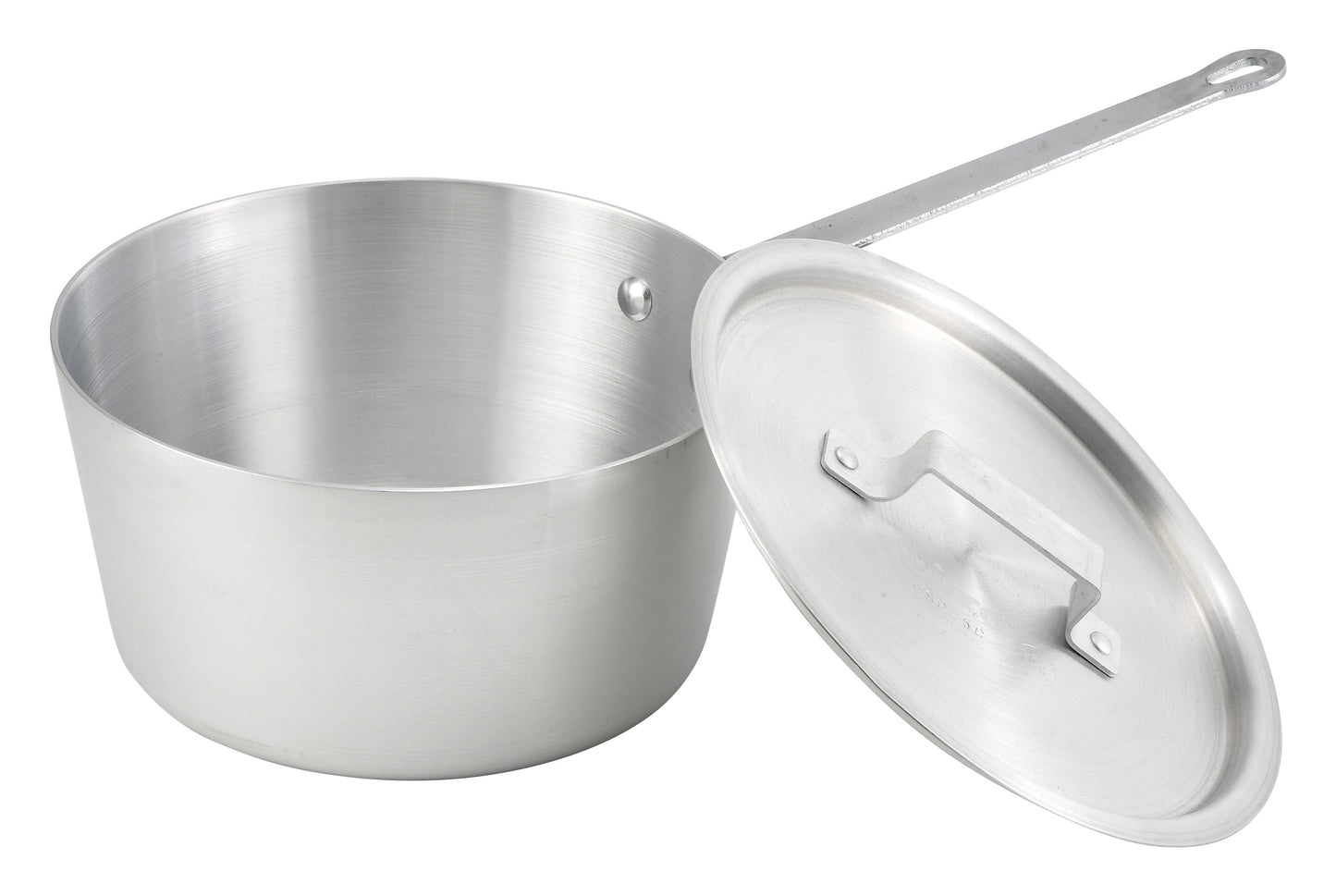 Winco ASP-5 5 Qt. Aluminum Sauce Pan
