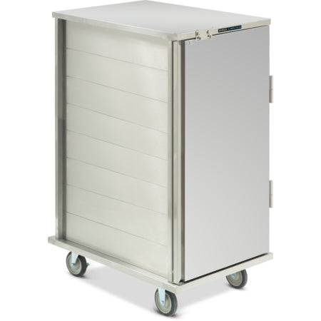Dinex DXPICT20 20 Trays (2 trays per slide) 23.75" x 34.25" x 65.25" Single Door Stainless Steel TQ Economy Cart