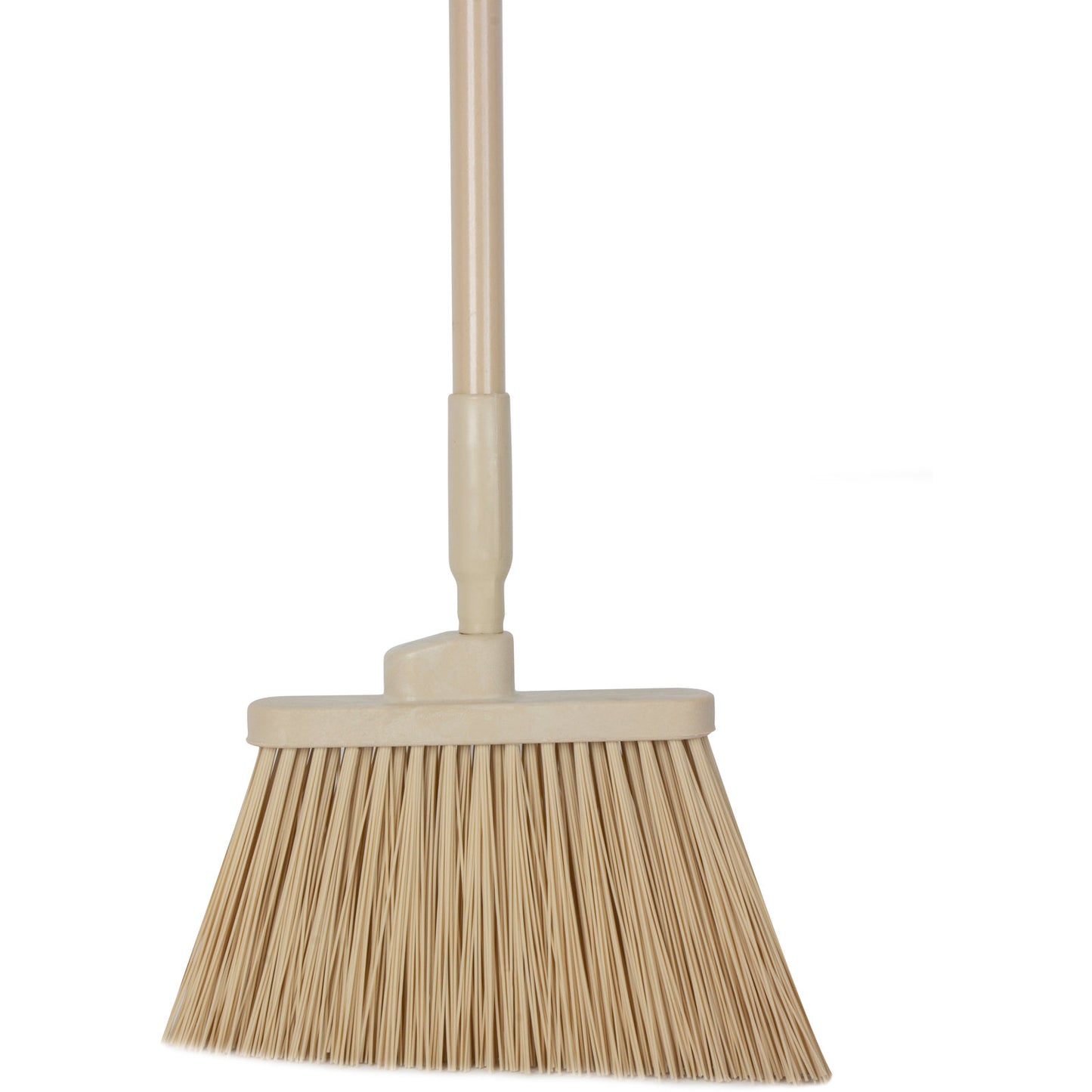 Carlisle 41083EC25 56" Tan Color Coded Duo-Sweep Unflagged Angle Broom