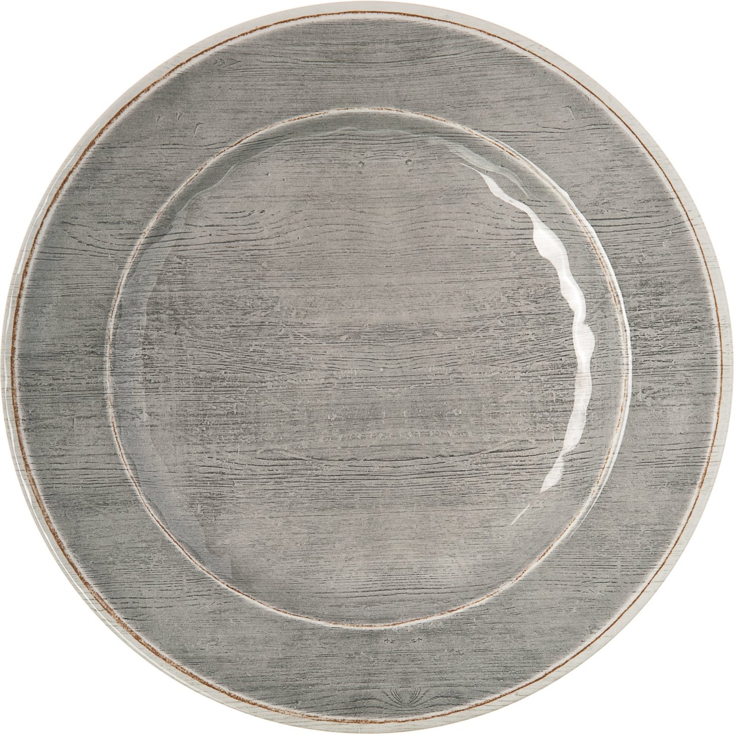Carlisle 6400118 11" Smoke Grove Melamine Dinner Plate