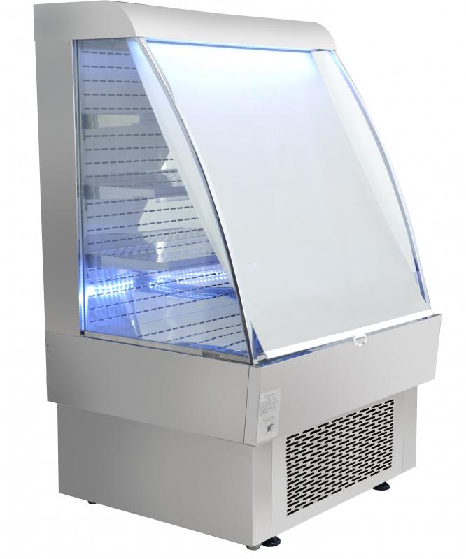 Omcan 40004 380 L 39-inch Floor Open Refrigerated Display Showcase