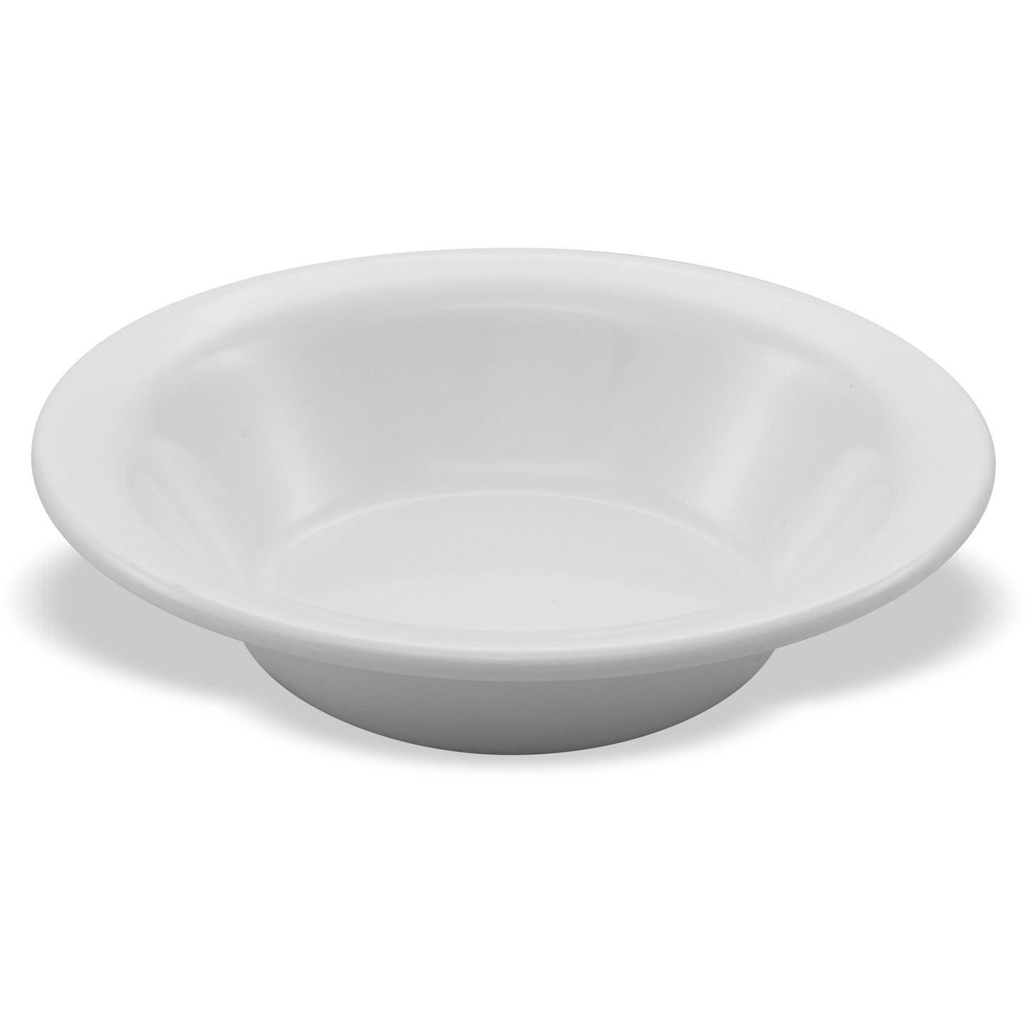 Carlisle KL80002 5 oz White Kingline Melamine Rimmed Fruit Bowl