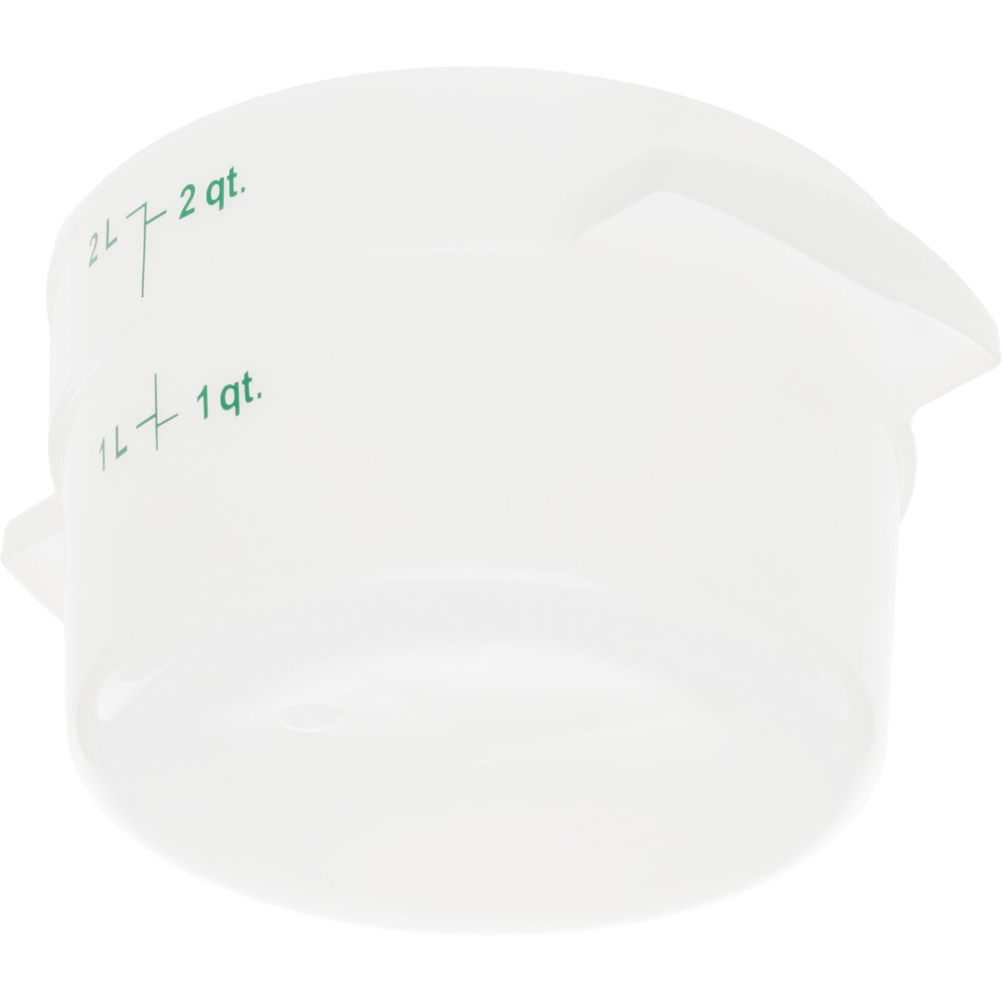 Carlisle 1097302 2 Qt White Round Polyethylene StorPlus Food Storage Container