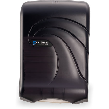 San Jamar T1790TBK Plastic Ultrafold Towel Dispenser with Insert