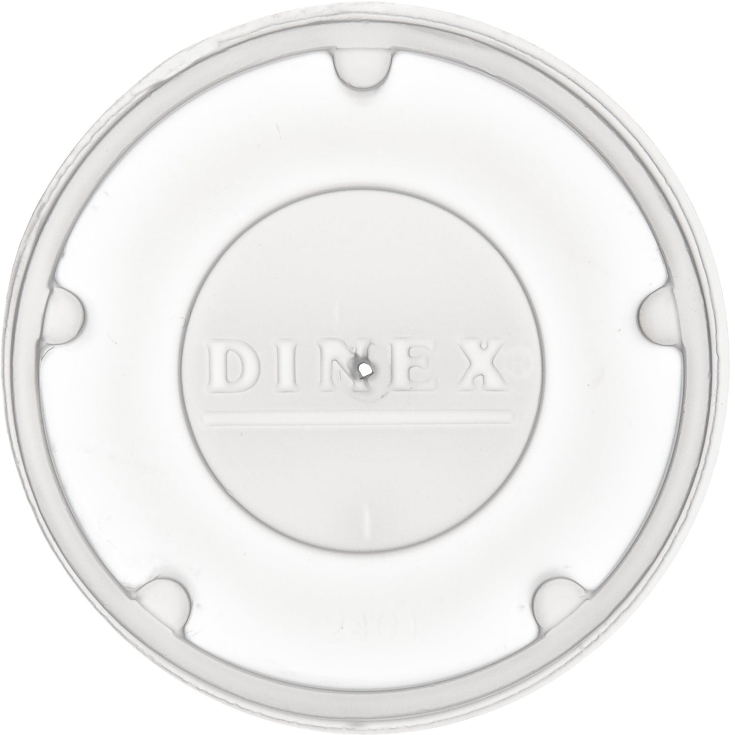 Dinex DX24019000 Translucent Disposable Lid for Fits Specific Cambro and G.E.T. Enterprises Tumblers (1500/cs)