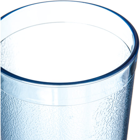 Carlisle 521254 12 oz Blue SAN Stackable Plastic Tumbler