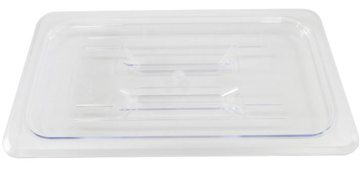 Omcan 80023 Third-size Clear Polycarbonate Solid Cover for Food Pan