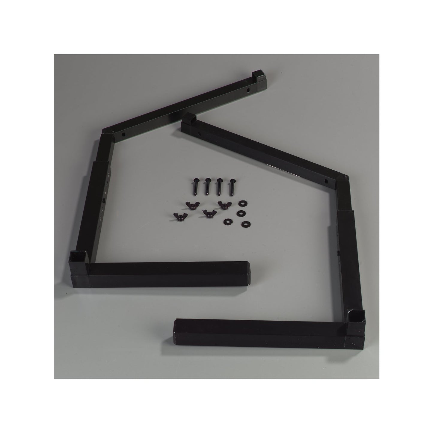 Carlisle 994803 Black Adjustable Sneeze Guard Legs Singled-Sided