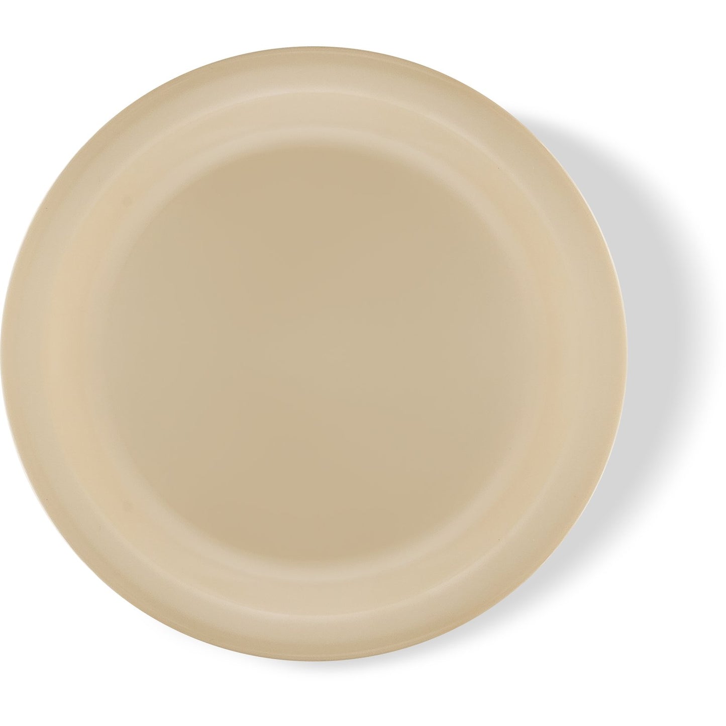 Carlisle KL20425 6.5" Tan Kingline Melamine Pie Plate