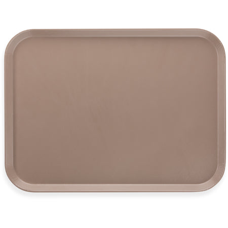 Dinex DX1089M31 15" x 20" Latte Flat Glasteel Tray