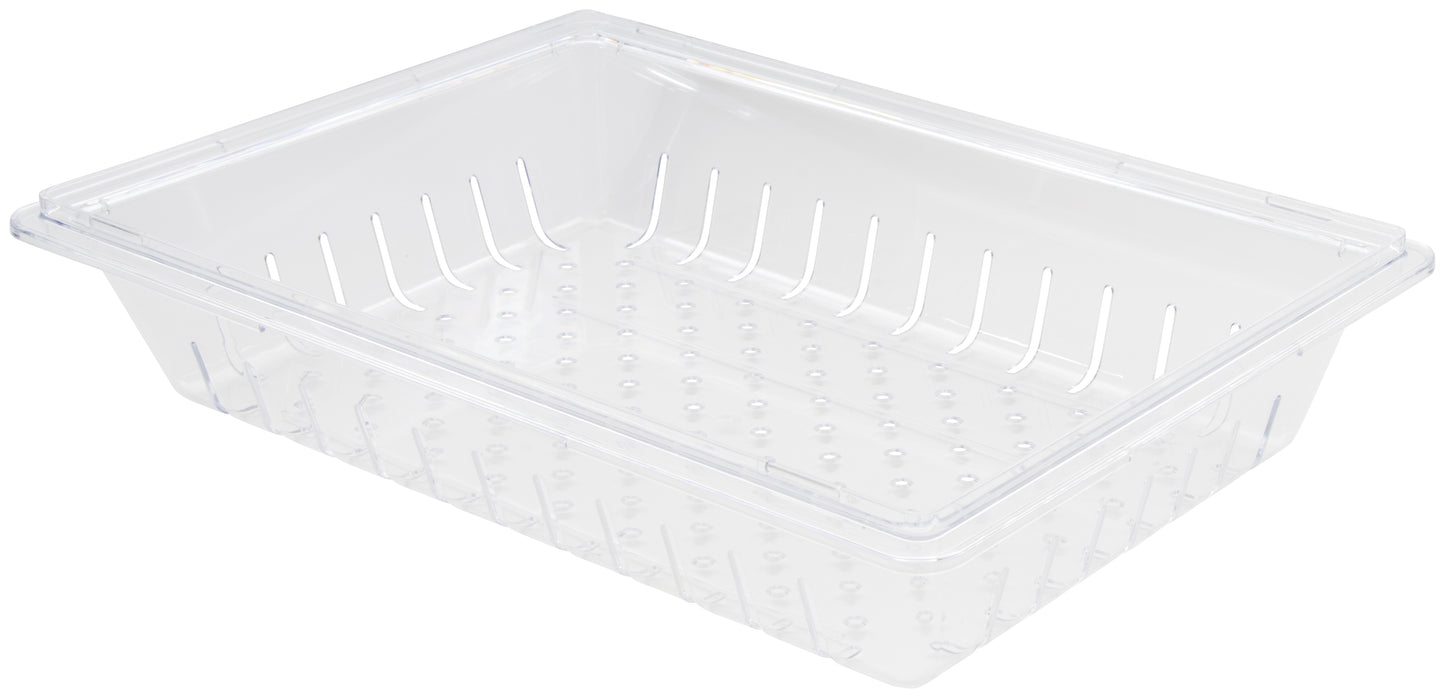 Winco PFSF-5C 18"x26"x5" Clear Colander