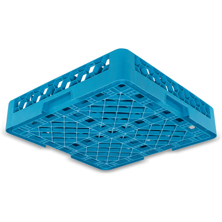 Carlisle RG2514 Carlisle Blue 25-Compartment Polypropylene OptiClean Divided Glass Rack 3.25