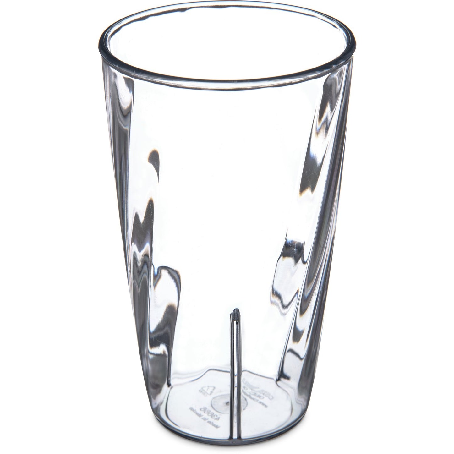 Carlisle 4366607 12 oz Clear Polycarbonate Swirl Tumbler