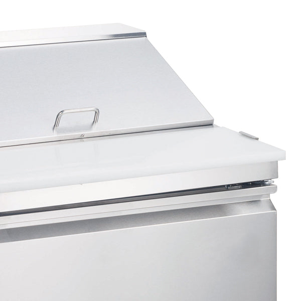Omcan 50045 5.7 cu.ft 28" Single Door Refrigerated Prep Table