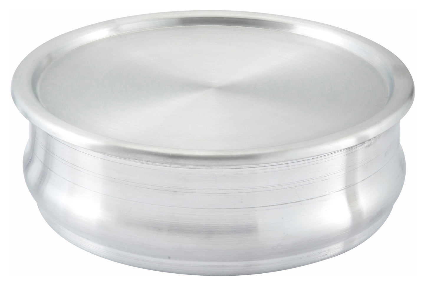 Winco ALDP-96 96 oz. Aluminum Stackable Dough Pan