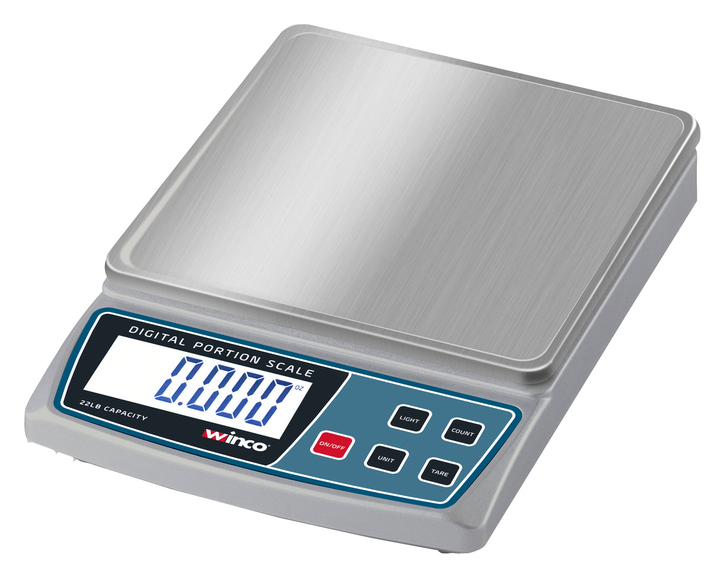 Winco SCAL-D22 22 Lb Digital Portion Control Scale