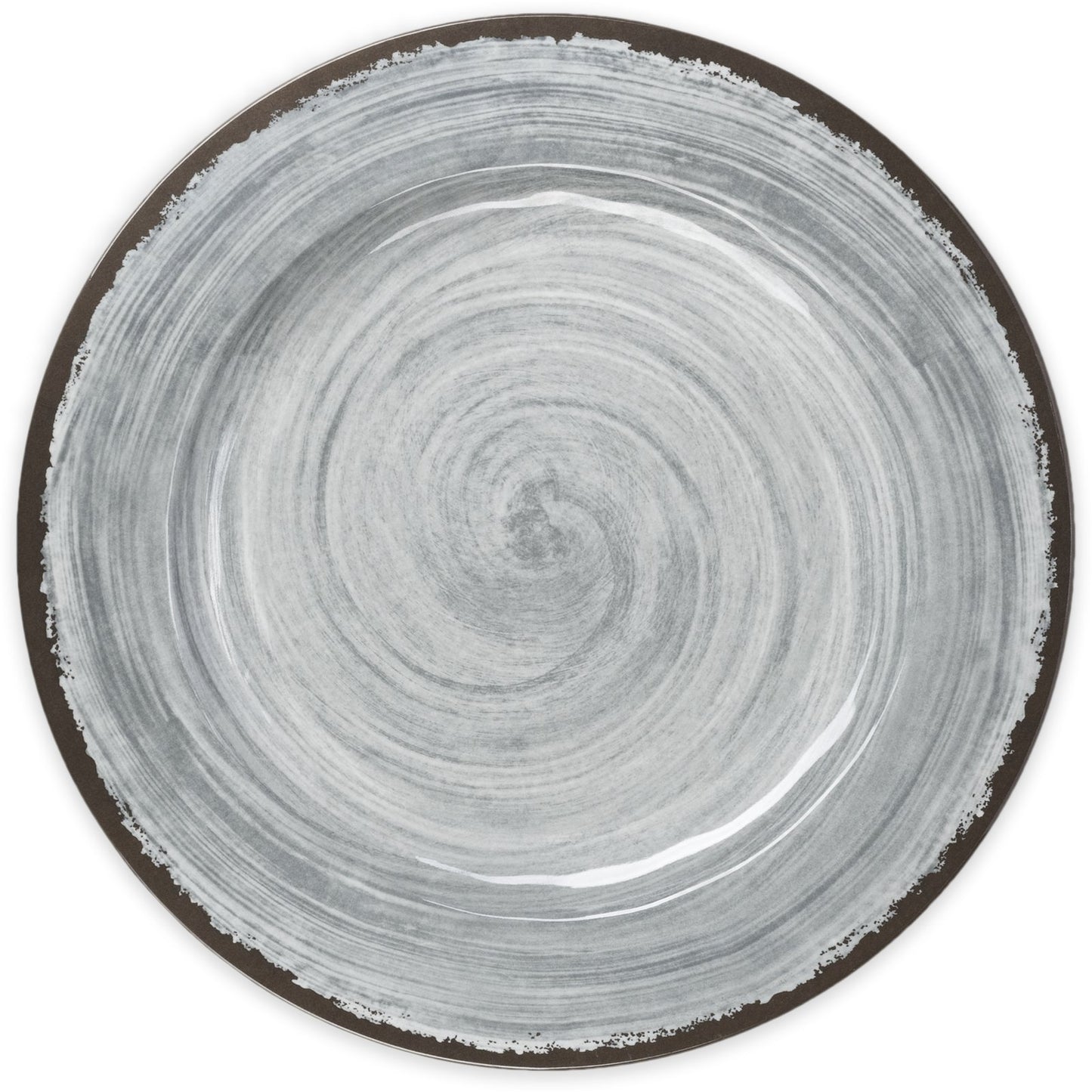 Carlisle 5400118 11" Smoke Mingle Melamine Dinner Plate