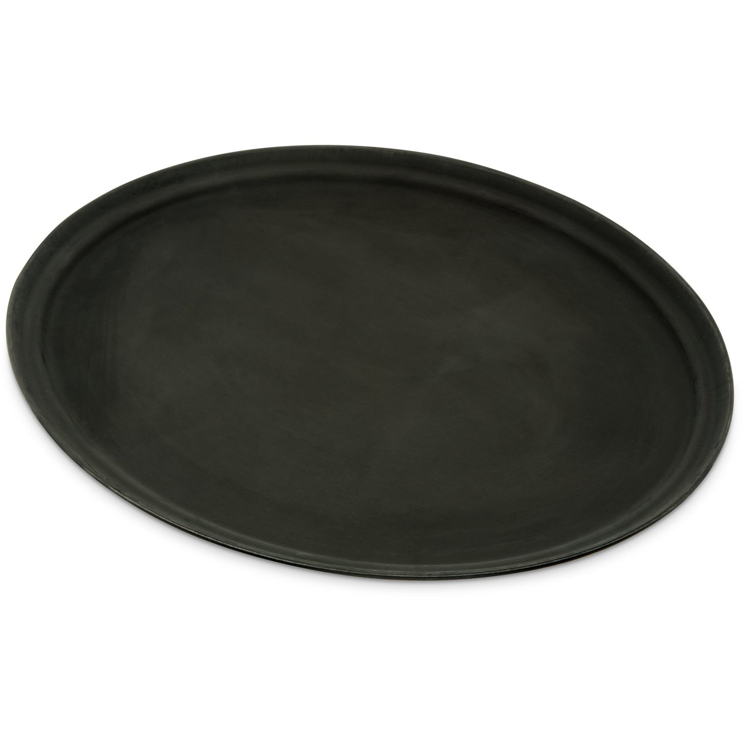 Carlisle 2700GL004 22" x 27" Black Oval GripLite Tray
