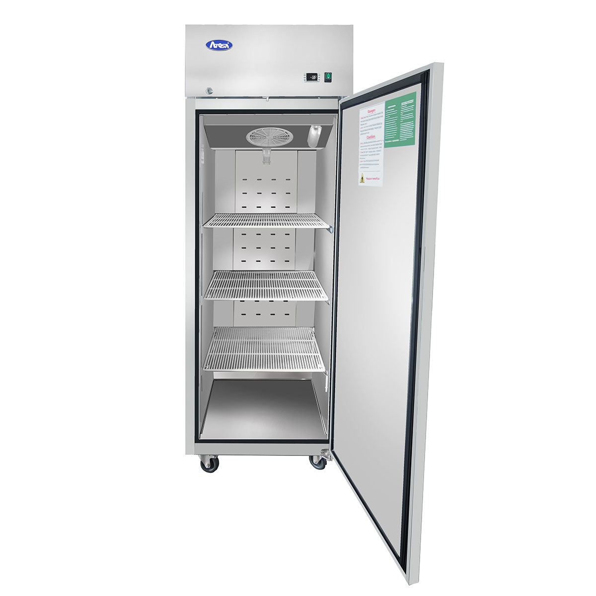 Atosa MBF8004GR Single Door Top Mount Reach-In Refrigerator
