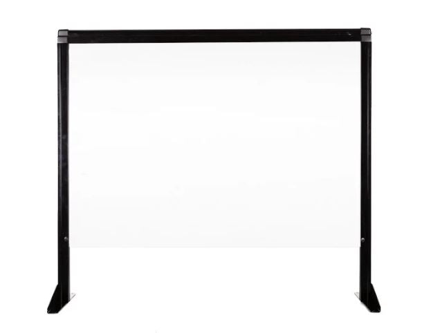 Omcan 46758 32" W x 29" H Clear Polycarbonate Countertop Shield