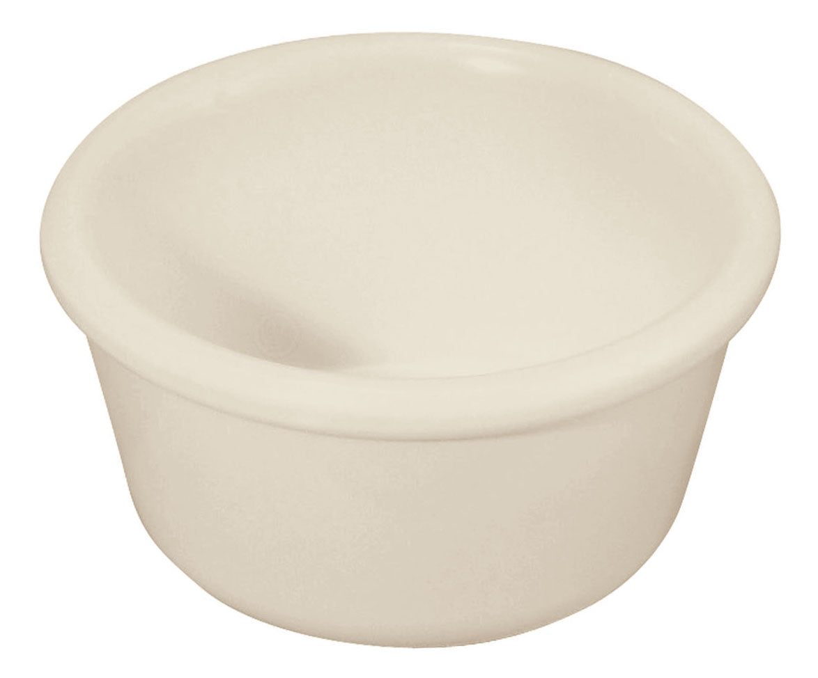 Winco RP-4B 4 oz. Bone Plain Ramekins