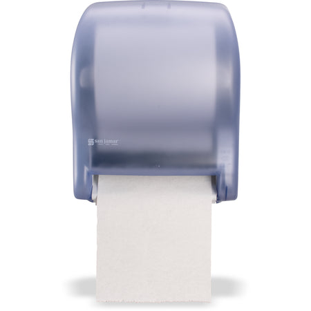 San Jamar T8000TBL Blue ABS Classic Tear-N-Dry Essence Roll Towel Dispenser