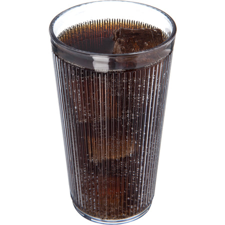Carlisle 401607 16.2 oz Clear SAN Crystalon Stack-All Tumbler