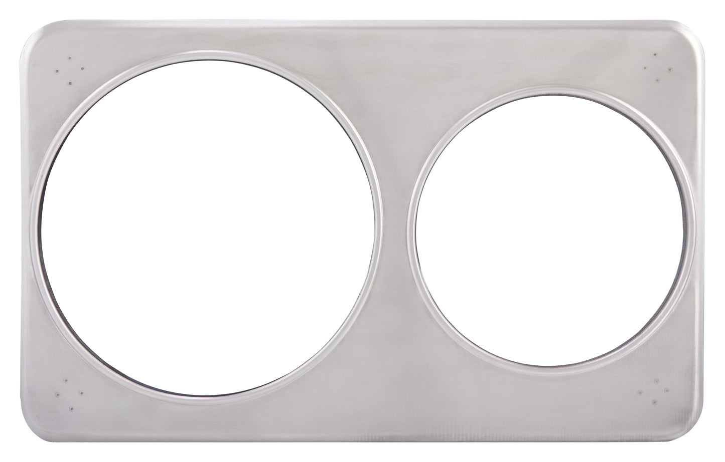 Winco ADP-608 6-3/8" & 8-3/8" Holes Stainless Steel Adaptor Plate