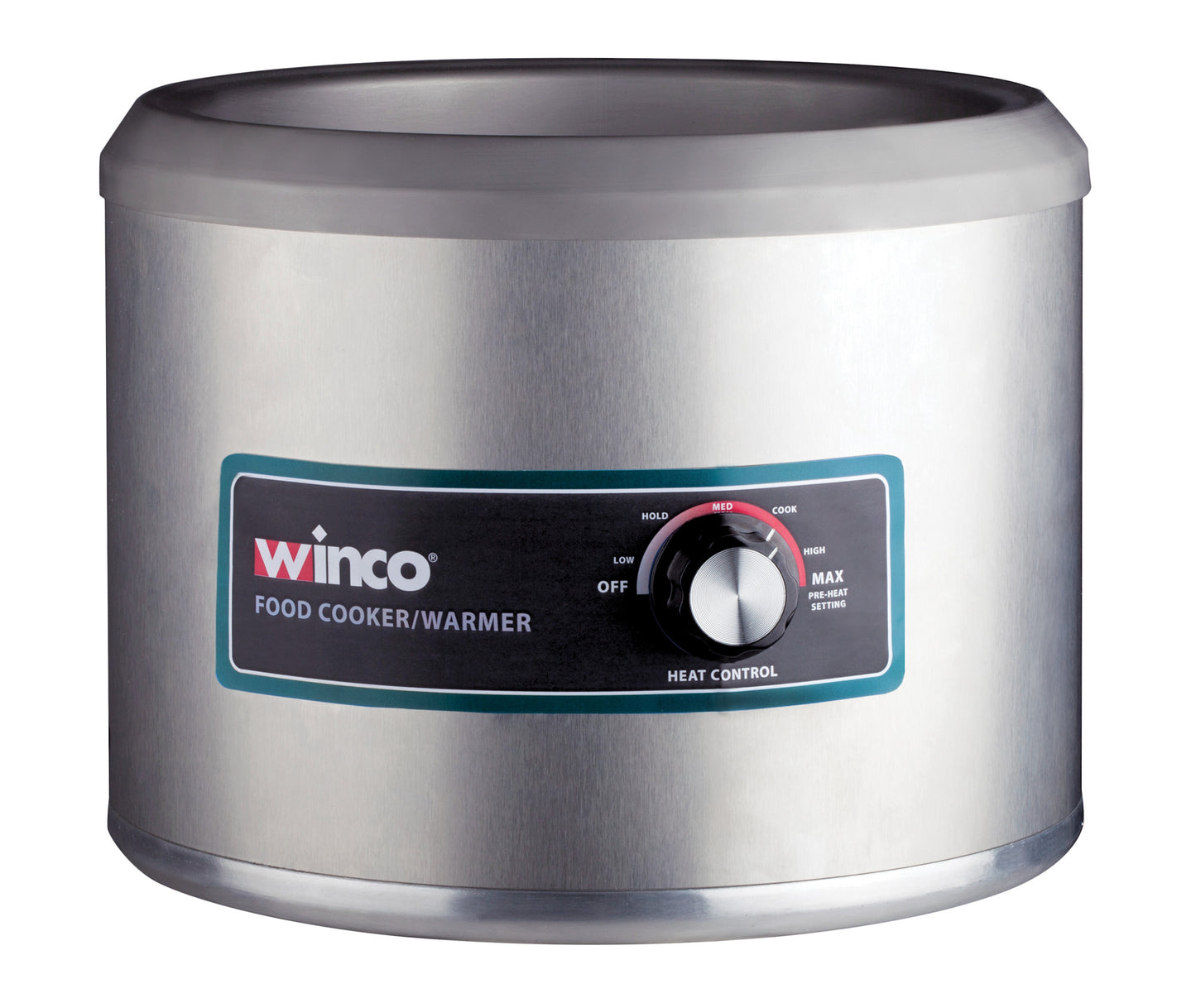 Winco FW-11R500 11 Qt. Round Food Warmer/Cooker