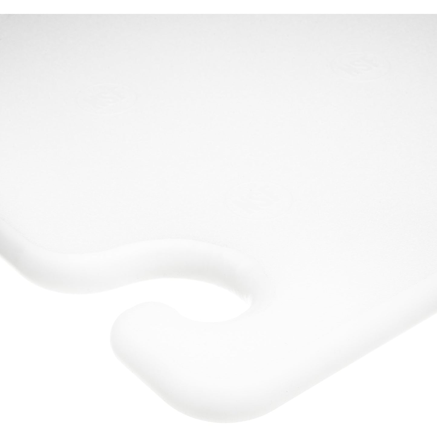 San Jamar CB242434WH 24" x 24" x 0.75" White Cut-N-Carry Cutting Board