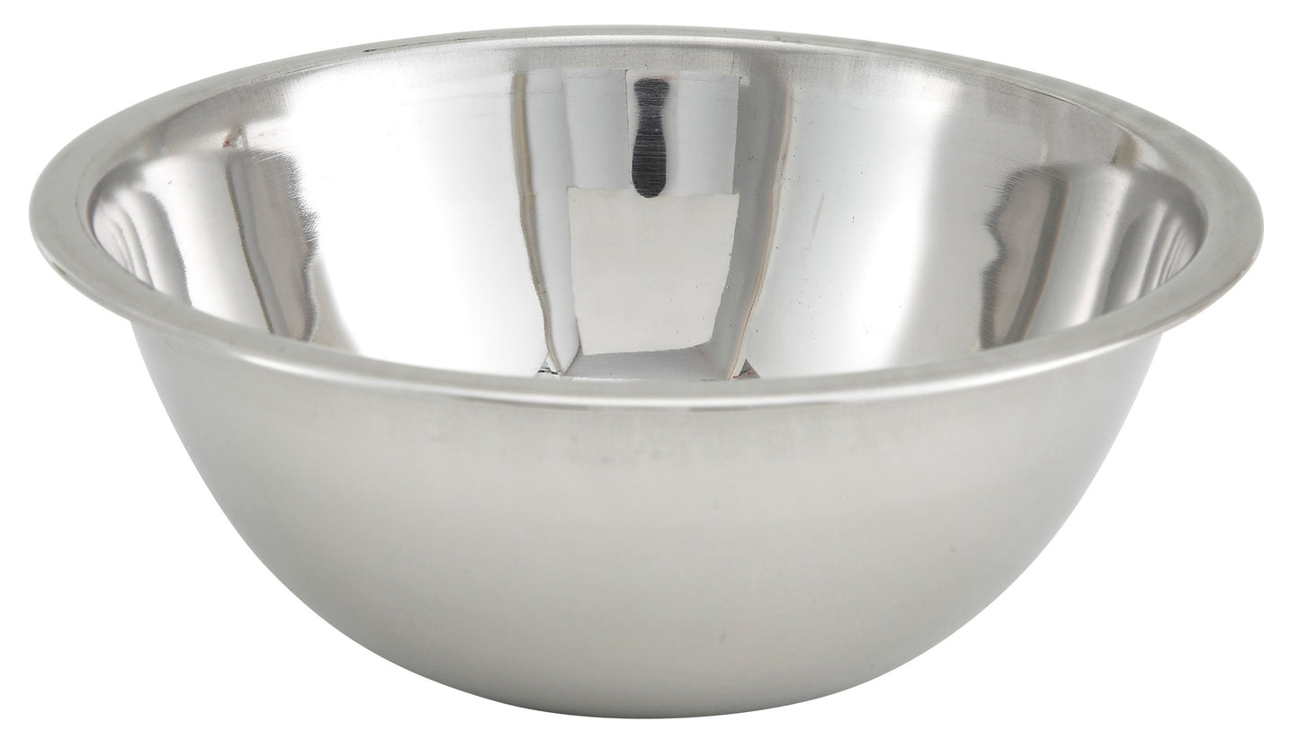 Winco MXBT-75Q 3/4 Qt. Stainless Steel All-Purpose True Capacity Mixing Bowl