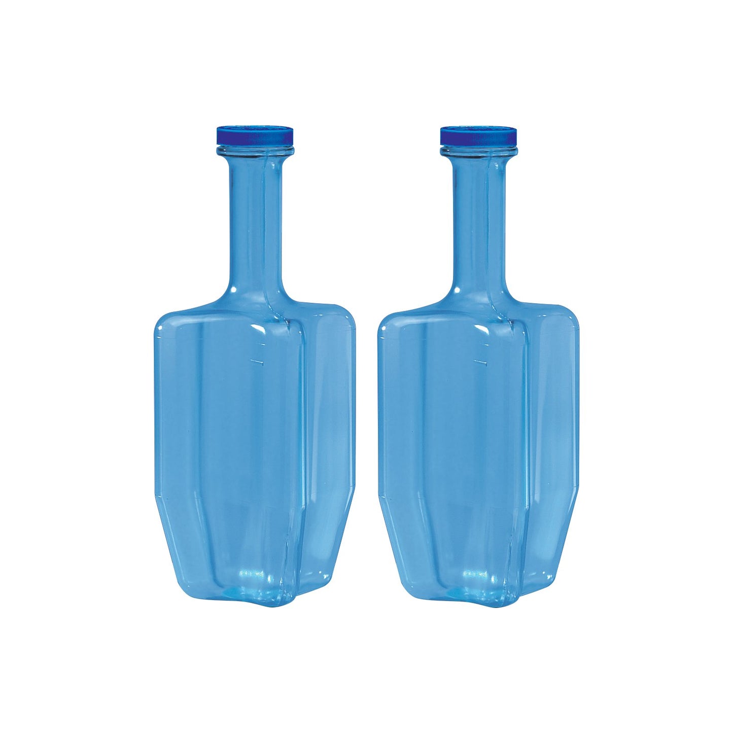 San Jamar RCU642 64 oz Blue Rapi-Kool Chill Utensil (2/pk)
