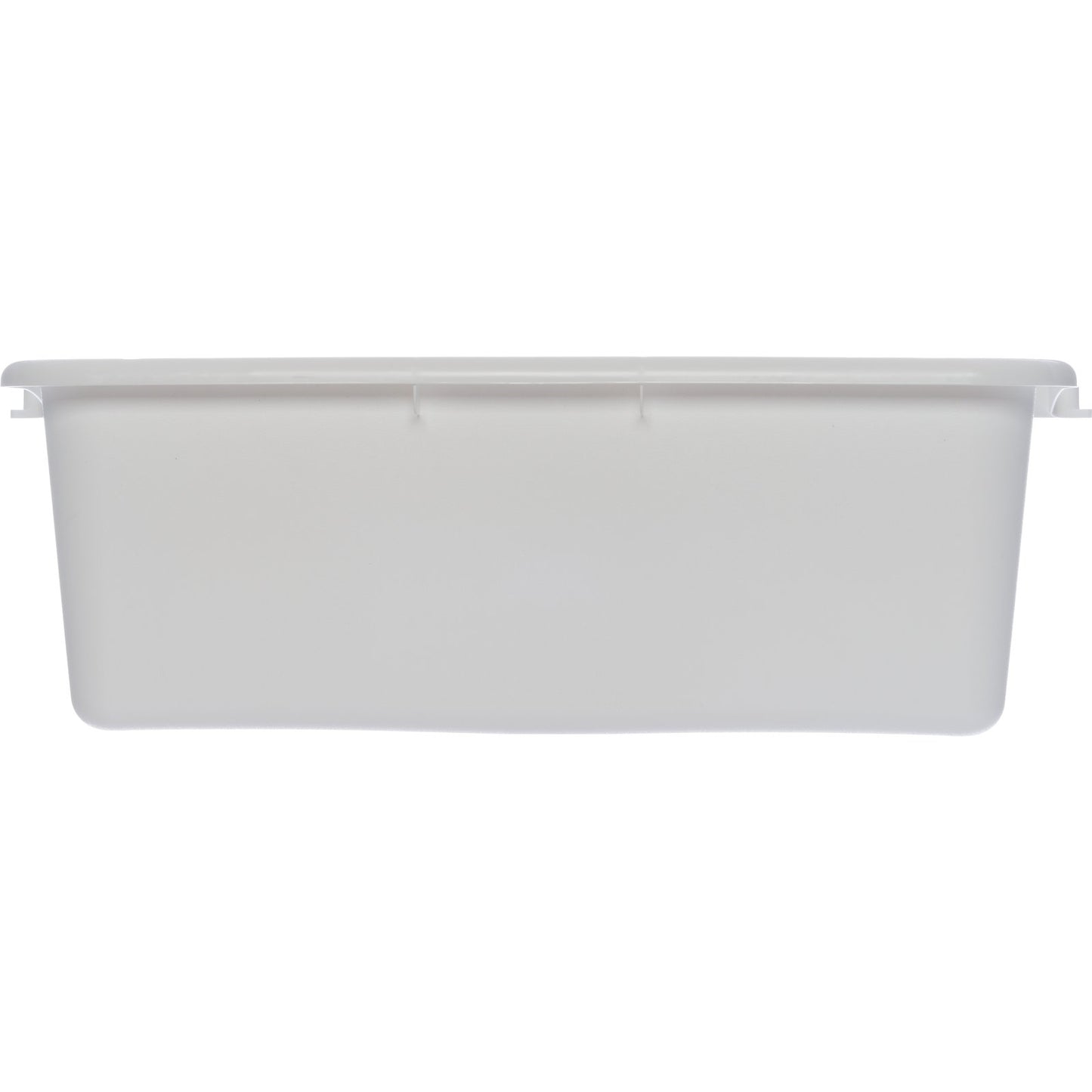 Carlisle N4401102 20" x 15" x 7" White Comfort Curve Tote Box