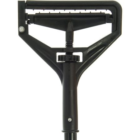 Carlisle 3696800 60" Long/1" D Black Flo-Pac Vinyl Coated Metal Handle w/ Plastic Head