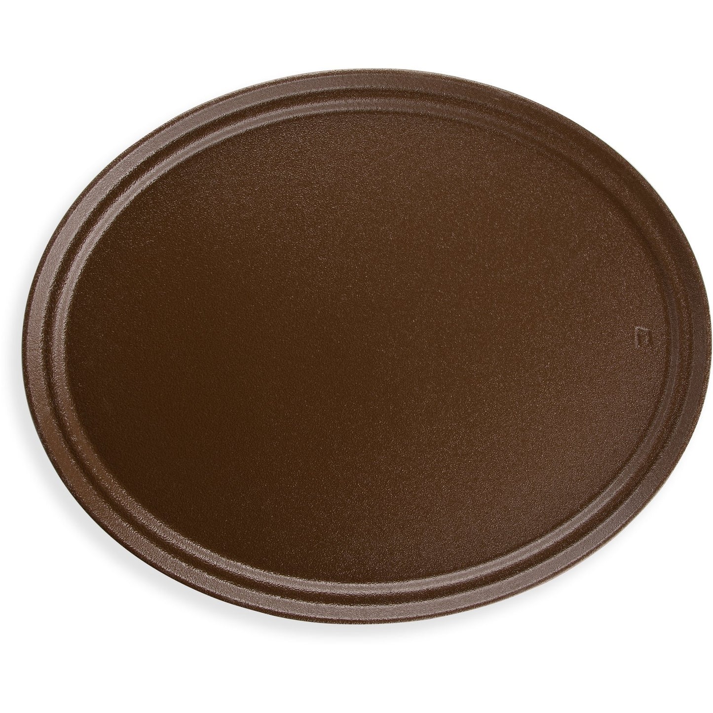 Carlisle 2500GR2076 24" x 19" Brown Oval Griptite 2 Tray