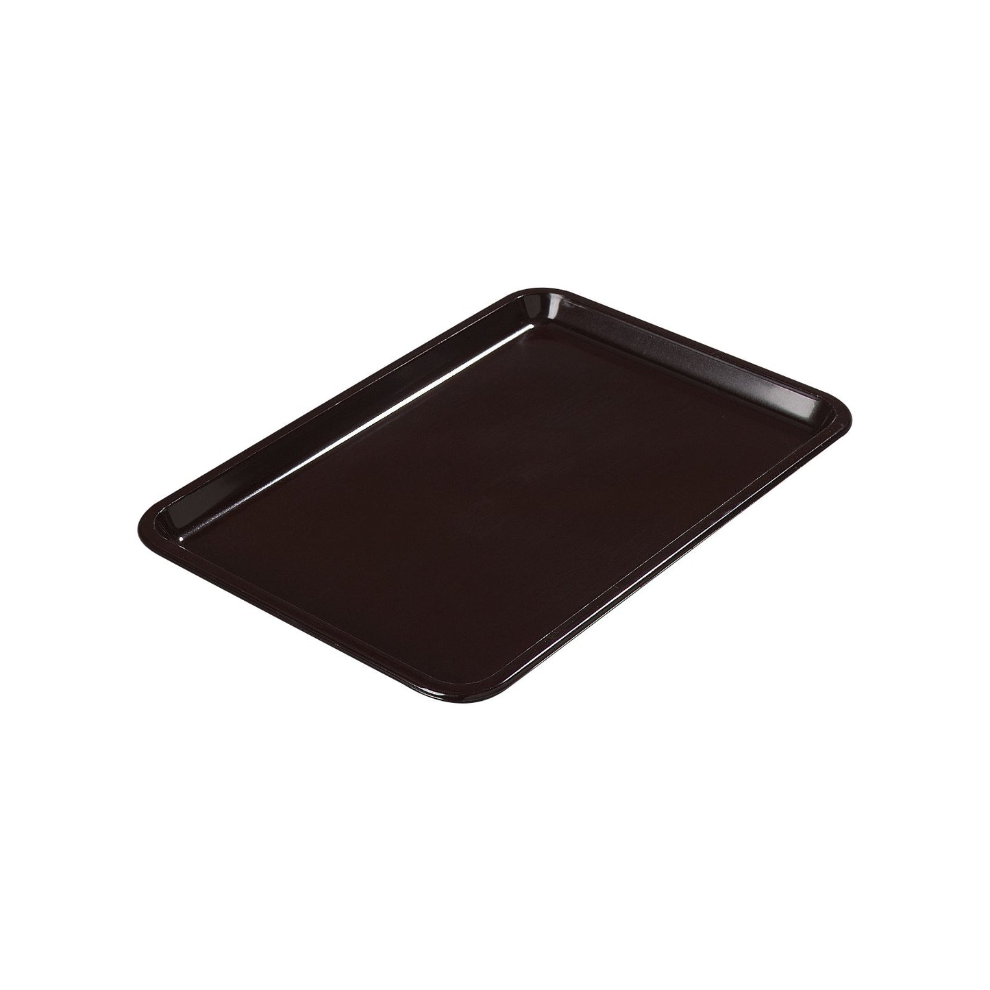 Carlisle 302203 6-1/2" x 4-1/2" Black Standard Tip Tray