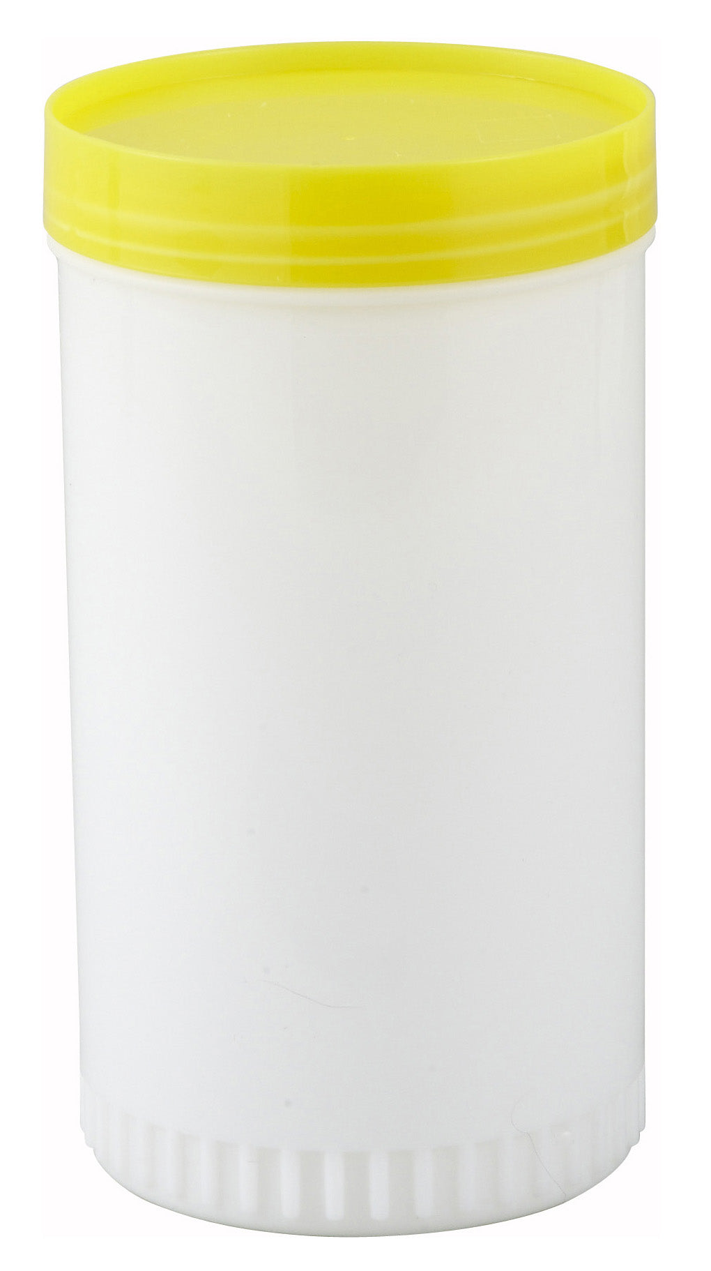 Winco PPB-2Y 2 Qt. Yellow Spout & Lid Liquor/Juice Pour Bottle