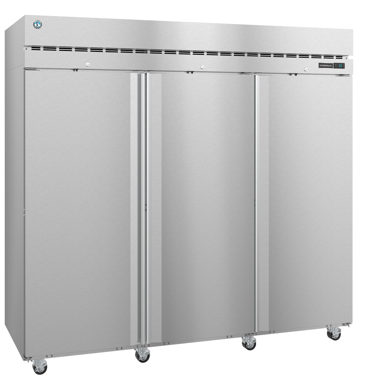 Hoshizaki R3A-FS Three Section Full Stainless Door with Lock Upright Refrigerator