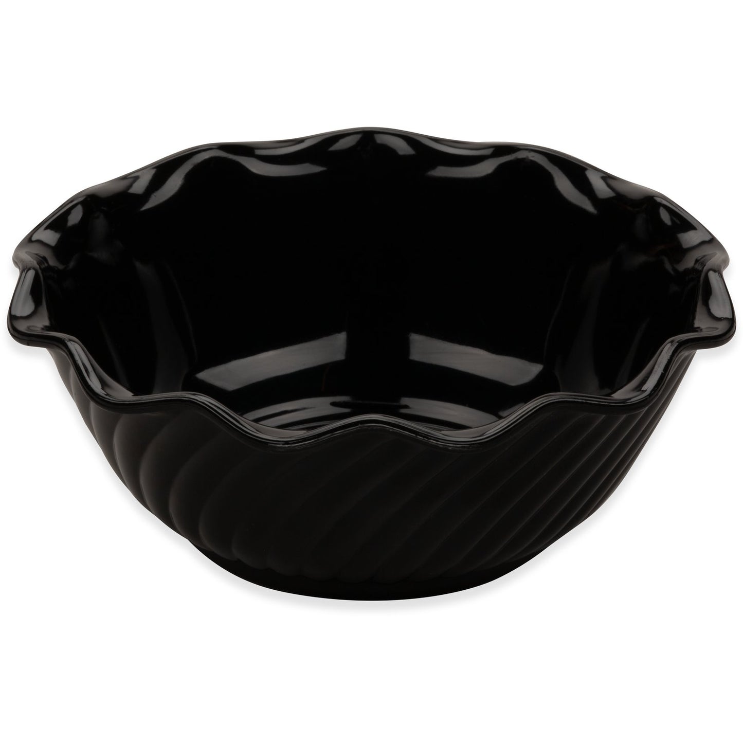 Dinex DXSWC1203 13 oz Black SAN Tulip Turnbury Swirl Bowl (48/cs)