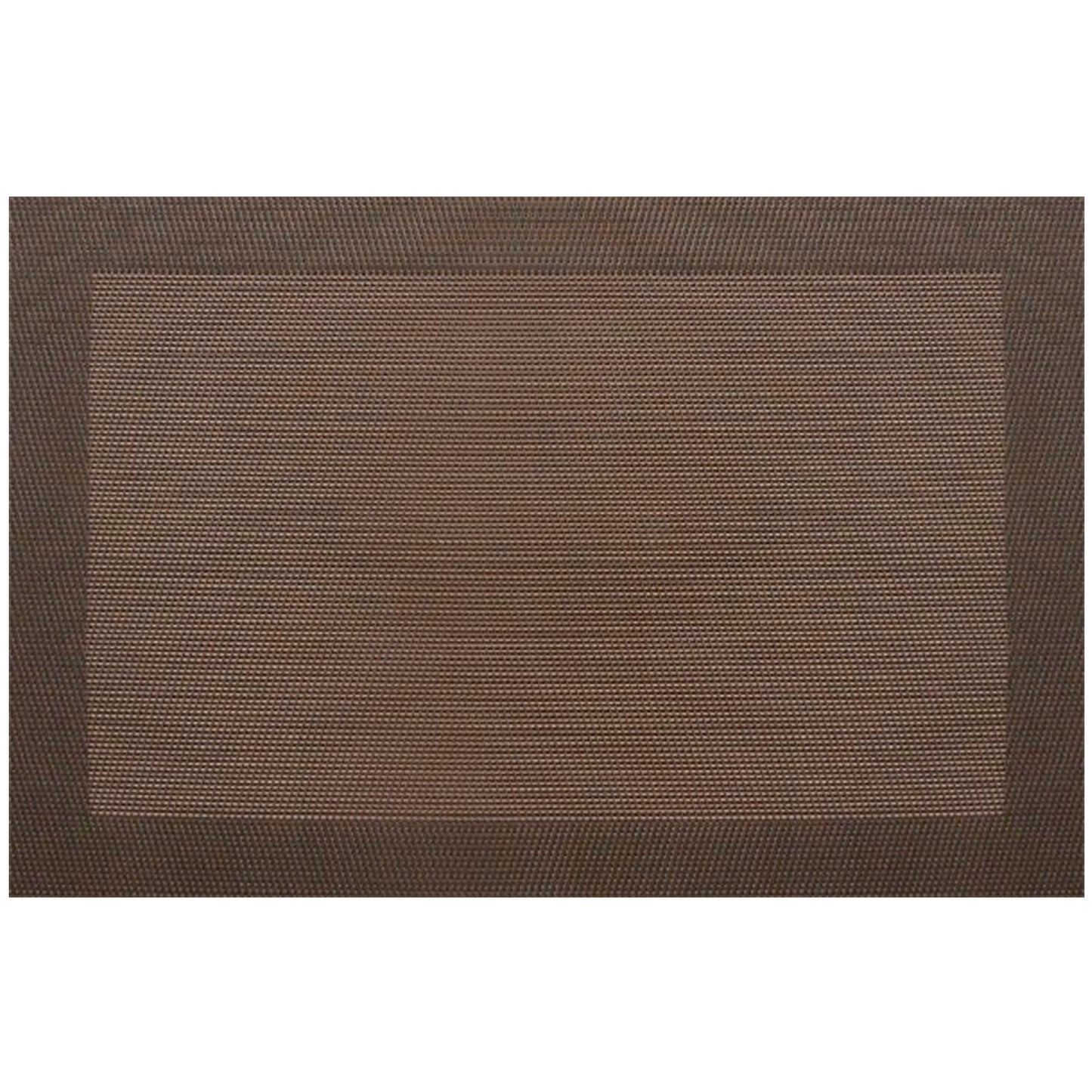 Carlisle PMREN515 12" x 18" Chocolate Vinyl Cityscape Placemat