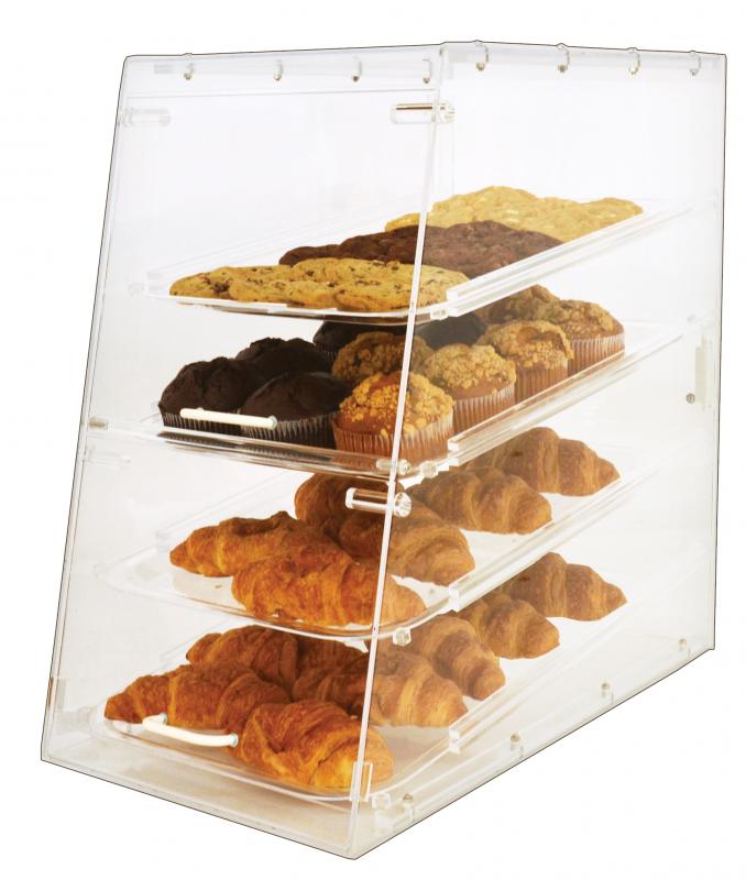 Omcan 80569 Acrylic Display Case with 4 Trays