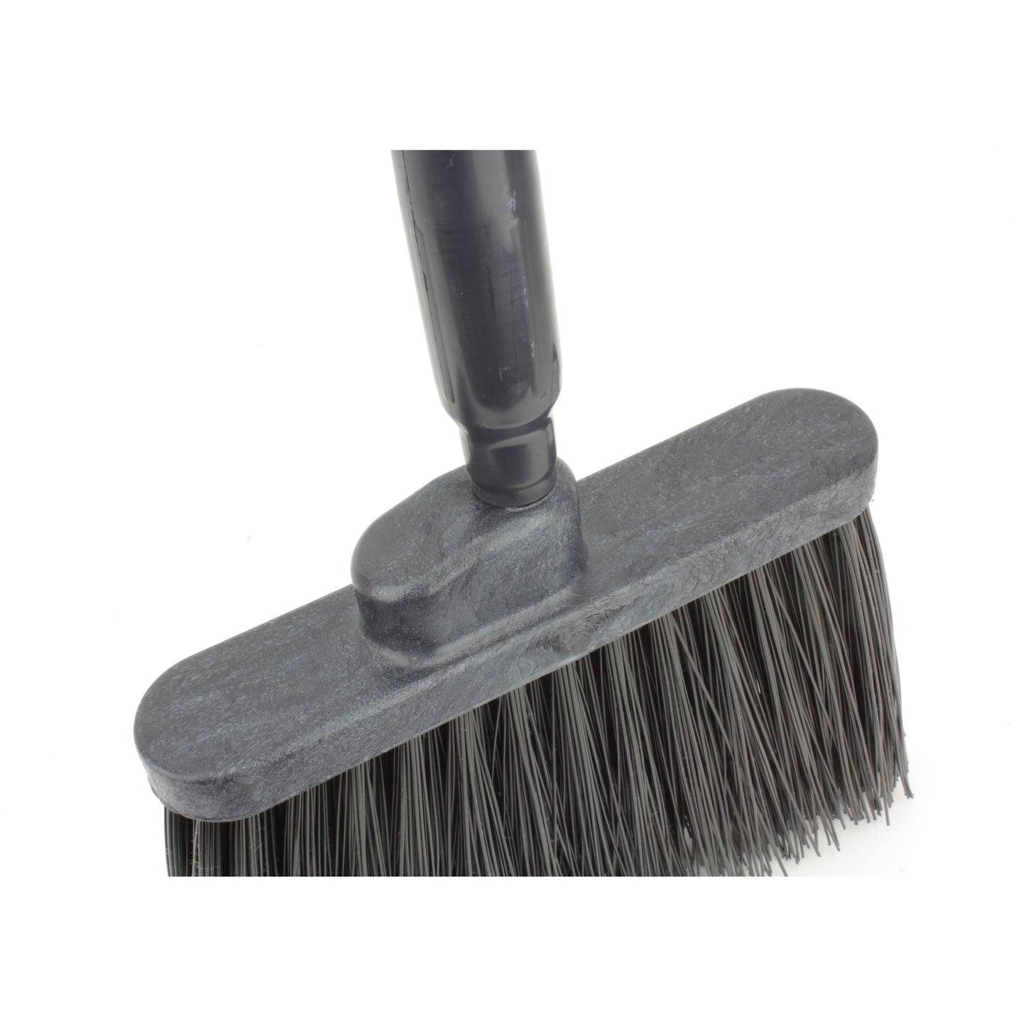 Carlisle 41083EC03 56" Black Color Coded Duo-Sweep Unflagged Angle Broom